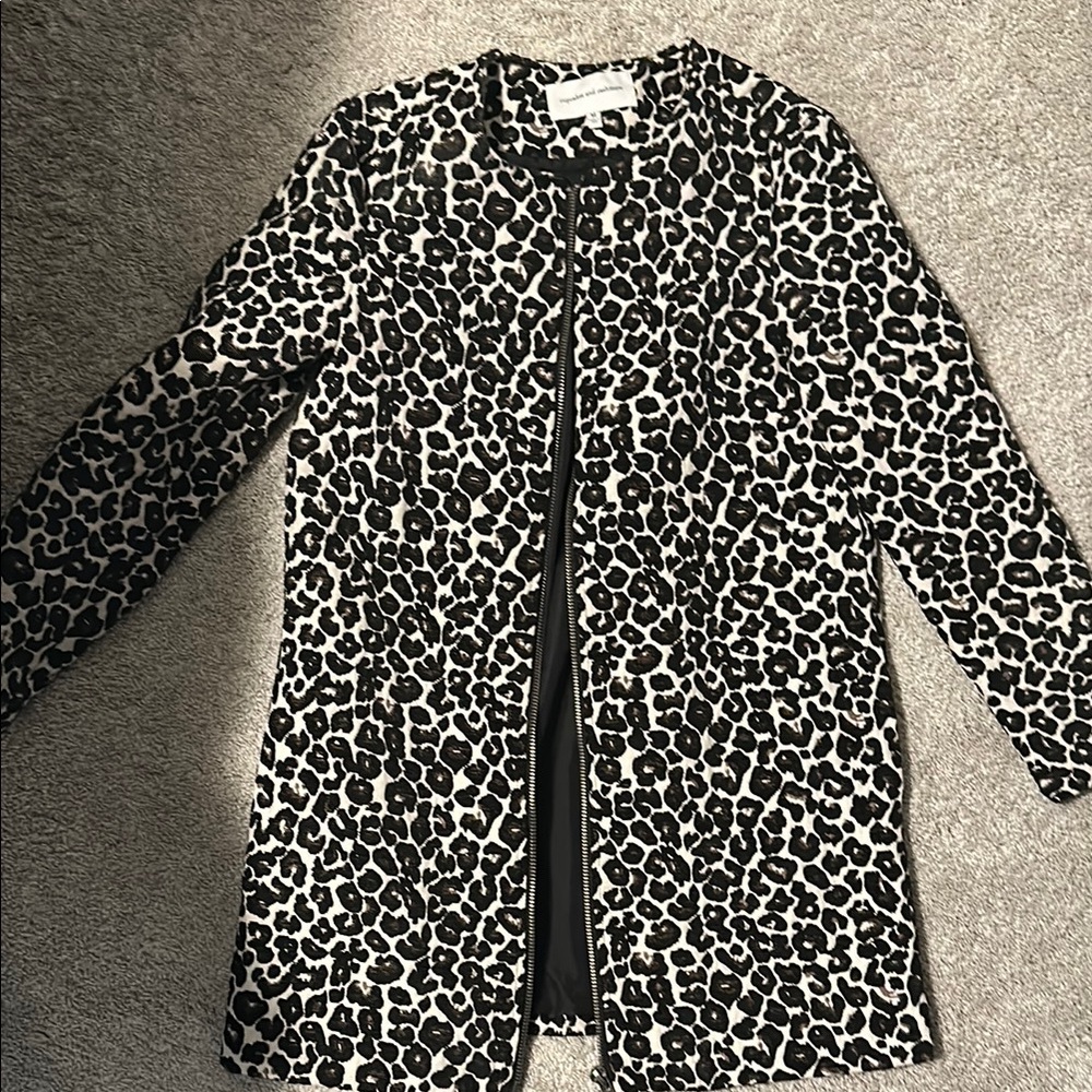 Leopard Print Women's Coat